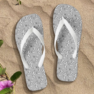 Chinelos Pássaros e nuvens de trigo