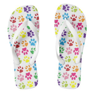 Chinelos Patas Coloridas, Patas-Cães, Patas-Gatos
