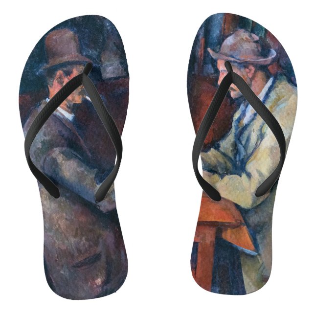 Chinelos Paul Cezanne - Os Jogadores De Cartão (Pé da cama)