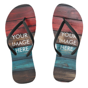 Chinelos Personalizada Personalizada Sua Própria Foto