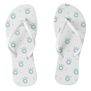 Chinelos Pinças de estimação com flipflops de coração
