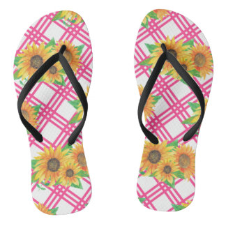 Chinelos Pink Sunflower