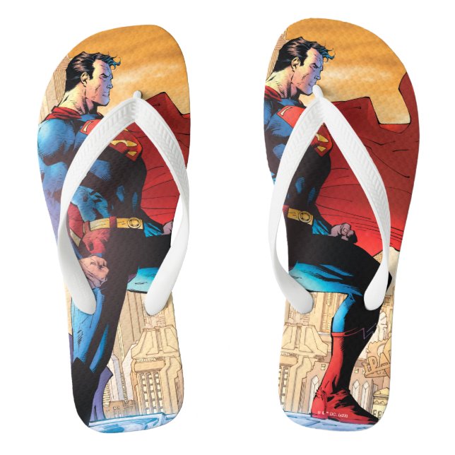Chinelos Planeta Diário Superman (Pé da cama)