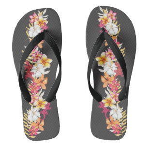Chinelos Plumeria Havaiana e Sacudir Gecko Flop