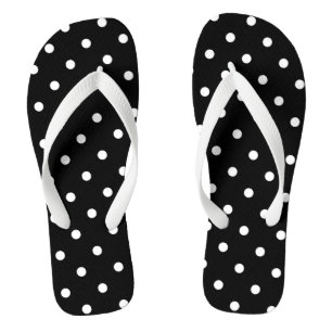 Chinelos Pontos Brancos Polka