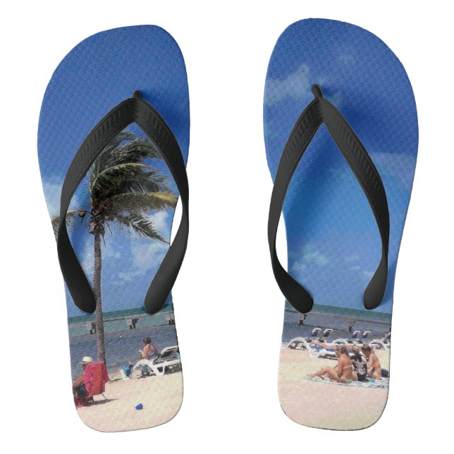 Chinelos Praia com Palm de Coconut (Pé da cama)