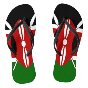 Chinelos Precintas delgadas para adultos com bandeira do Qu