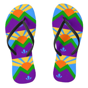 Chinelos Precintas Slim Adultas com Bandeira das Primaveras
