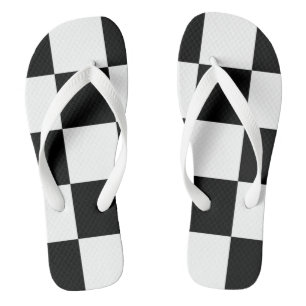 Chinelos Preto & Branco 