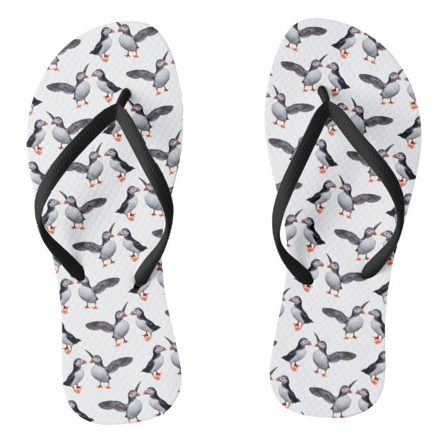 Chinelos Puffin Frenzy (escolha a cor) (Pé da cama)