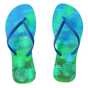 Chinelos Pukana Havaiana Pineapple Sunset Blend