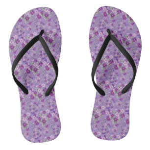 Chinelos Purple Floral 