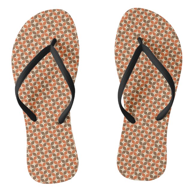 Chinelos Quente Retro Boomerang Atômico de Meados do Século (Pé da cama)