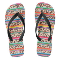 Rainbow Leopard Imprime moderno padrão animal femi