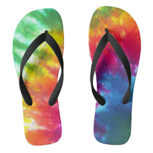 Chinelos Rainbow Tie Dye