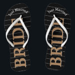 Chinelos Recem casados preto Dourado a preto ou qualquer co<br><div class="desc">Padrão Preto e Branco Dourado - Alterar para qualquer cor clicando em personalizar. Recem casados Dourado a preto ou qualquer cor. Você pode mudar a cor do fundo preto Combine qualquer evento ou faça deles sua cor favorita com a combinação dourada! Também posso mudar a Recem casados de ler qualquer...</div>