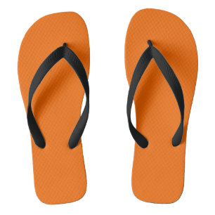 CHINELOS RETRO COR DO ADULTO DE LARANJA QUENTE