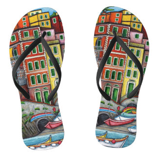 Chinelos Riomaggiore Cinque Terre Personalizado Adulto, Str