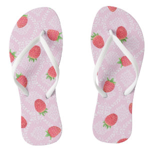 Chinelos Rosa de Morango