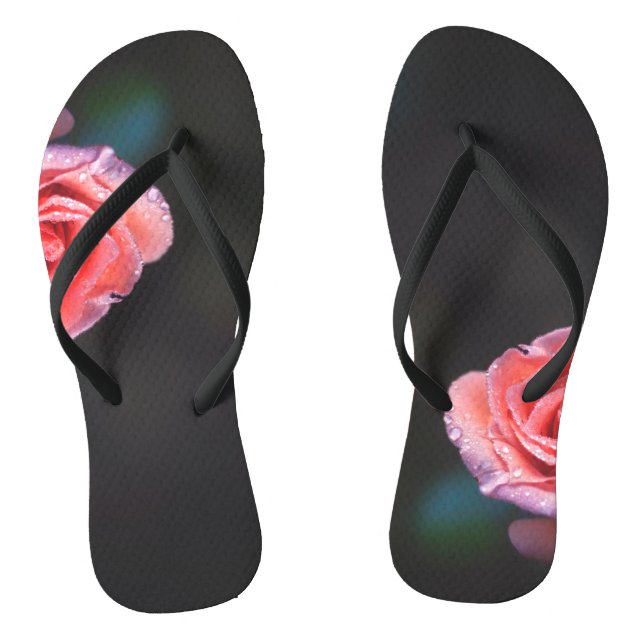 Chinelos Rosa Rosa com Orvalho (Pé da cama)