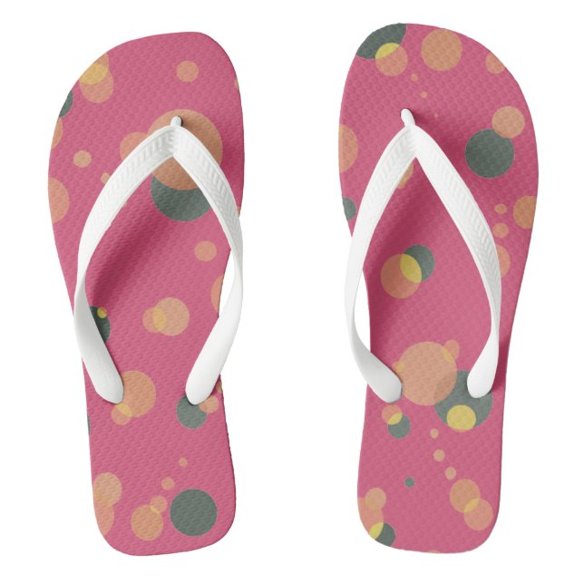 Chinelos Rosa Universo BUBBLES em Cor Personalizada (Pé da cama)