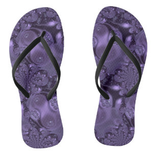 Chinelos Roxo Líquido Roxo Elegante