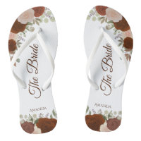 Rust Orange Boho Autumn Rosa O Casamento Bride