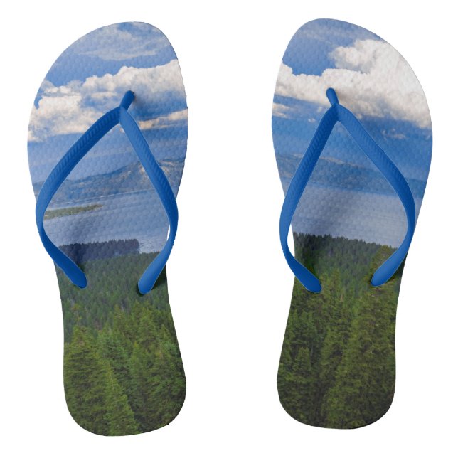 Chinelos Sacudir Cênico Lake Tahoe Sandals (Pé da cama)