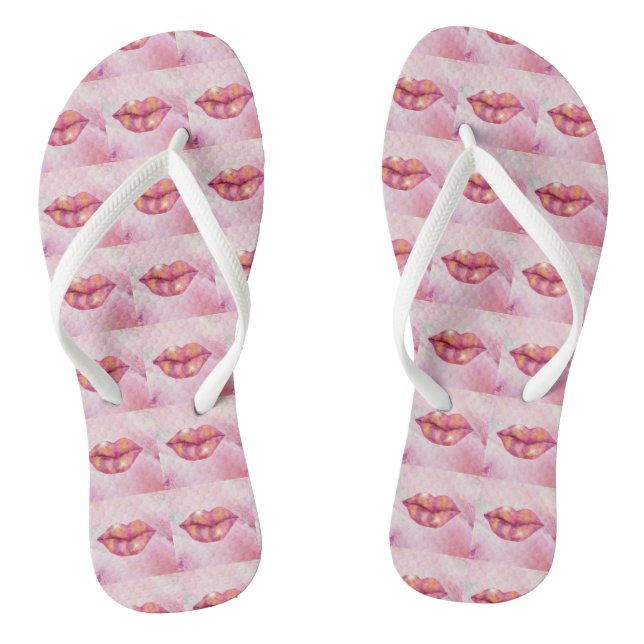 Chinelos Sacudir flutuante com Design de clipe colorido ros (Pé da cama)