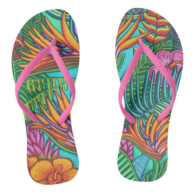 Chinelos Sacudir Tropical Gems Flop Design II (Pé da cama)