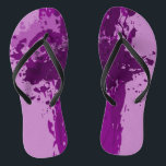 Chinelos Separador de pintura roxa - Suprimento de Festa de<br><div class="desc">Os chinelos de suprimento de festa de casamento de pintura roxa fazem parte da coleção - Purple Splatter Wedding Decor -. O fornecimento de festa de casamento roxa durante toda a temporada é excelente para oferecer calçado de alternativo aos convidados num casamento na praia. Personalize a matiz roxa editando a...</div>