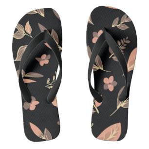 Chinelos Série de Desenho de Flores