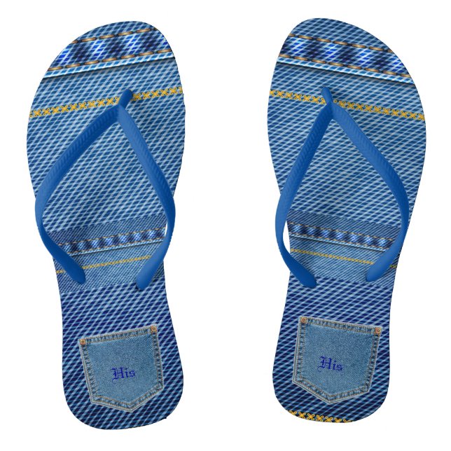 Chinelos Seu - Olhar de Jeans (Pé da cama)