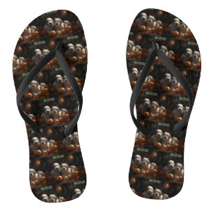 Chinelos Sheepdog Inglês Puppy Autumn Delight Pumpkin