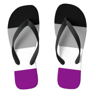 Chinelos Sinalizador de Orgulho Asexual