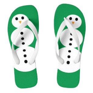 Chinelos Snowman
