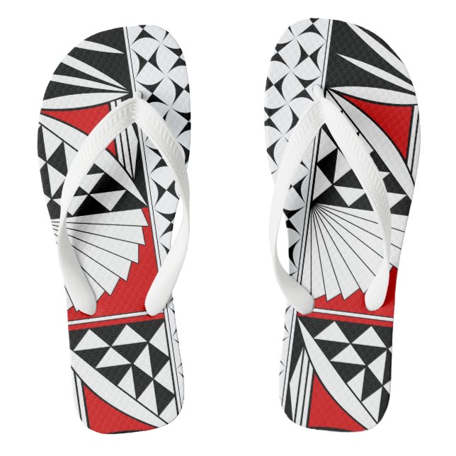 Chinelos Sol Sudoeste em Vermelho (Pé da cama)