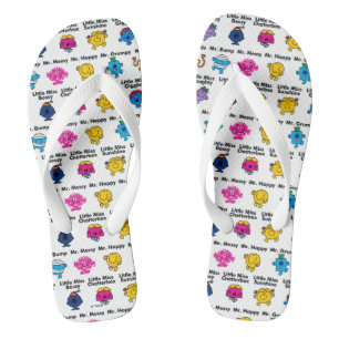 Chinelos Sr. Men & Little Miss Nomes dos caracteres