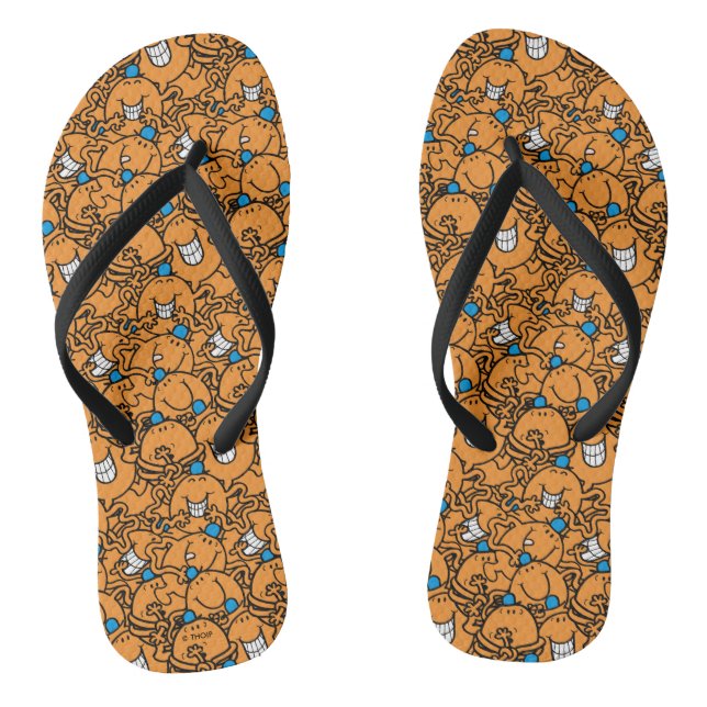 Chinelos Sr. Tique | Padrão Laranja Tique (Pé da cama)