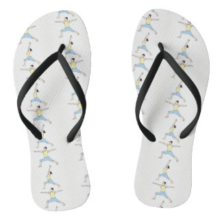 Chinelos Strand-Sandalen mit Yoga-Design