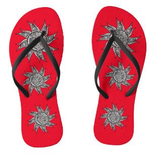 Chinelos Sun Tattoo Thunder_Cove estilo Henna