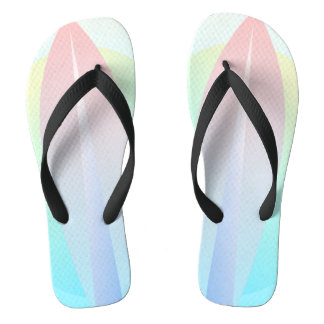 Chinelos Surfando Prancha de Surf Azul Rosa