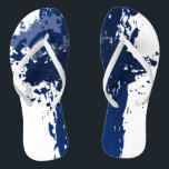 Chinelos Tabuleiro de Pintura Azul - Suprimento de Festa de<br><div class="desc">O decapante azul decora chinelos que fazem parte do design de casamento Splatter. A festa de casamento azul é excelente para oferecer calçado de alternativo aos convidados em um casamento na praia. A matiz azul real difere da que você imaginou? Mude! Procurando o Plano para a Loja Wed na sua...</div>