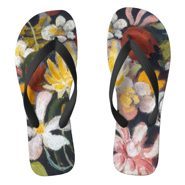 Chinelos Tapete de Flores | Auguste Macke | (Pé da cama)