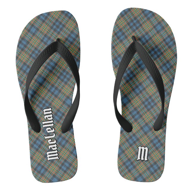 Chinelos Tartan Antigo do Clã MacLellan (Pé da cama)