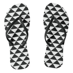 Chinelos Teste padrão tribal havaiano do triângulo do