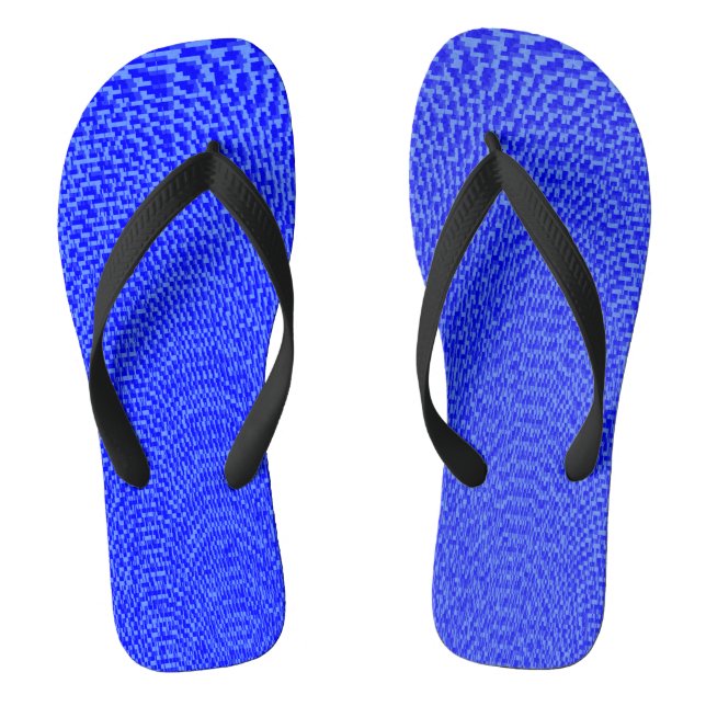 Chinelos "Tons de Azul"  (Pé da cama)