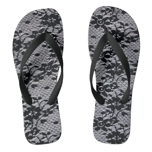 Chinelos Traço preto (Pé da cama)