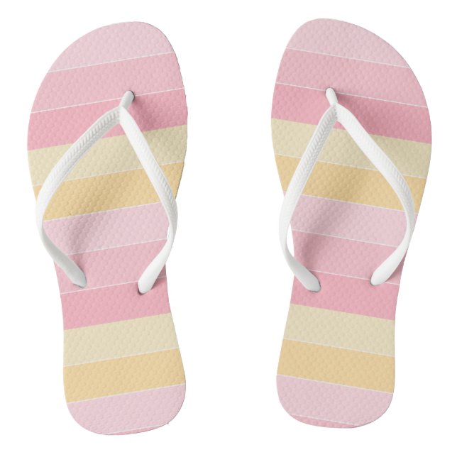 Chinelos Trendy Modelo Rosa Vanilla Amarelo Pastel Branco A (Pé da cama)