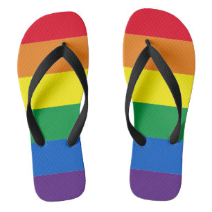 Chinelos Tripas arco-íris cores Lgbt Lgbtq gay flag